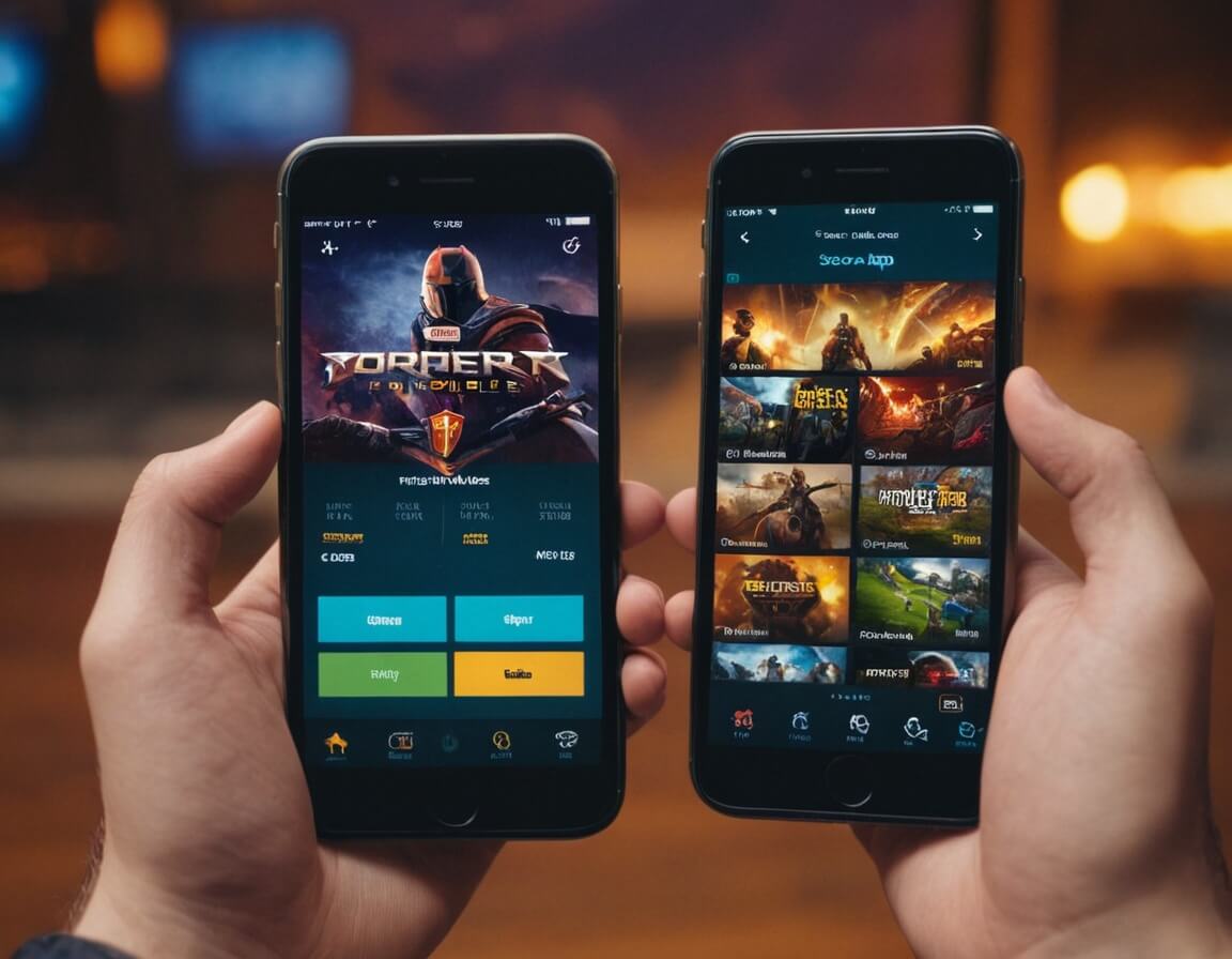 Indian gamers exploring MobileMania festival apps